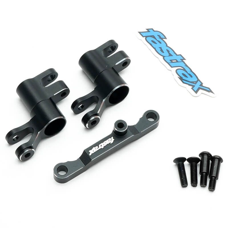 Fastrax Mini Maxx 7075 Aluminium Steering Bar &amp; Cranks (FTTX500BK)