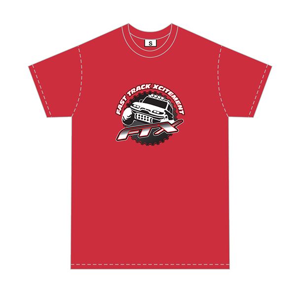 FTX Gear Logo Brand T-Shirt Red - Large (FTX0001L)