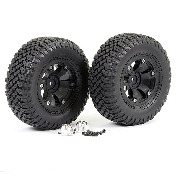 FTX Outback 3 Complete Mounted Wheel &amp; Tyre (Pr) 100mm (FTX10029)