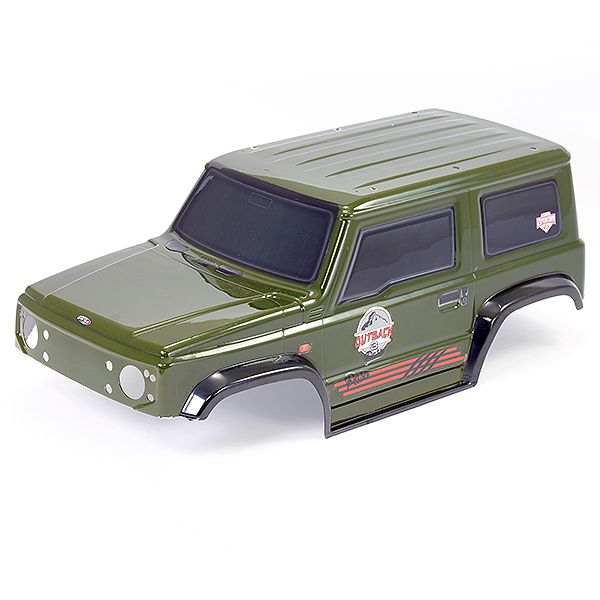 FTX Outback 3 Paso Pvc Painted Body - Green (FTX10044GN)