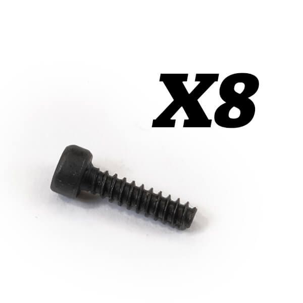 FTX Cap Head Self-Tapping 2X8mm Screws (FTX10357)