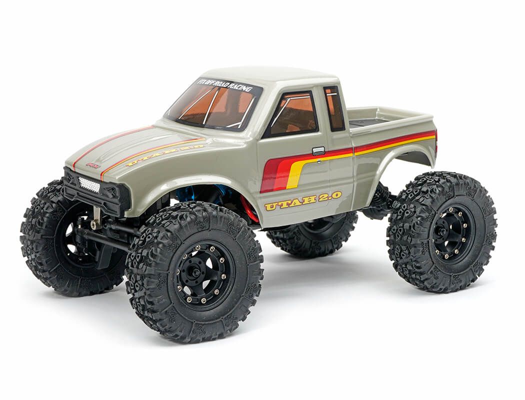 FTX Utah 2.0 1:18 Brushless 2-Speed LCG Crawler Grey (FTX5476GY)