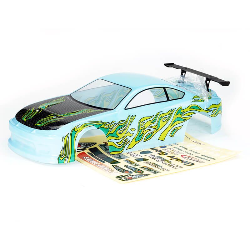 FTX Banzai Pre-Painted Body Shell W/Decals &amp; Wing - Blue (FTX6596BL)