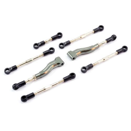 FTX Surge Aluminium Front Upper Arm/Turnbuckle Link Set (FTX7330)