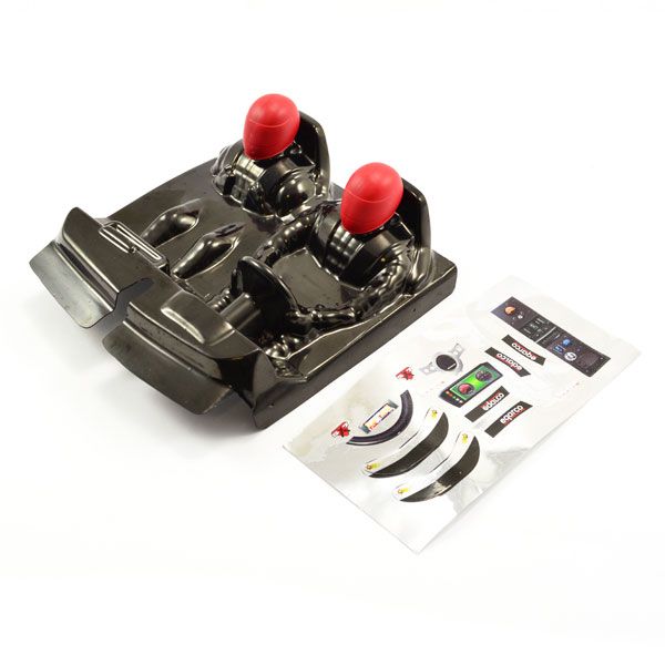 FTX Outlaw Driver Cockpit W/Red Decals (FTX8337R)