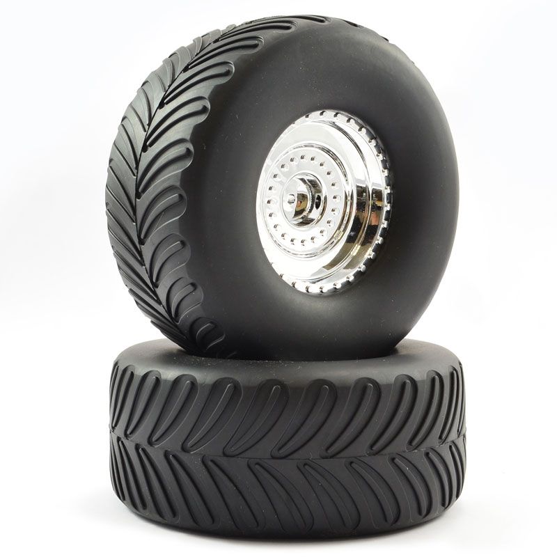 FTX Mighty thunder Mounted Wheel/Tyre (Pr) (FTX8418)