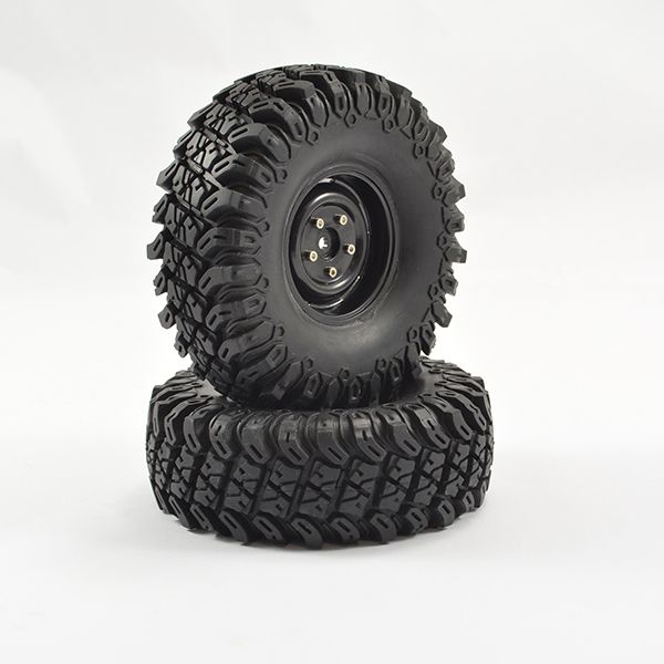 FTX Outback Fury Pre-Mounted 1.9&quot; Wheel &amp; Tyre (Pr) (FTX9166B)