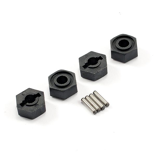 FTX Outback Fury/Hi-Rock Wheel Hex W/2X10 Pins (4pcs) (FTX9168)