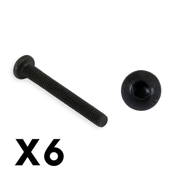 FTX Outback Fury/Hi-Rock Button Head 3 X 25mm Hex Screw (8pcs) (FTX9192)