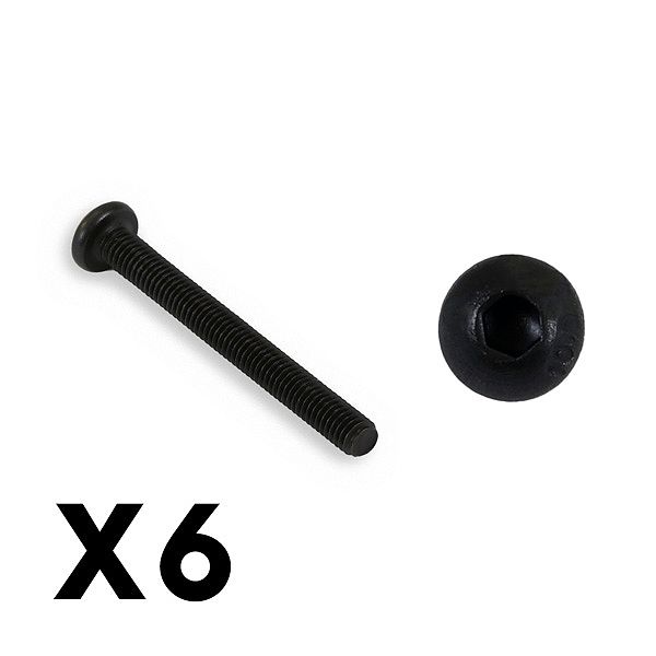FTX Outback Fury Button Head 3 X 28mm Hex Screw (8pcs) (FTX9193)