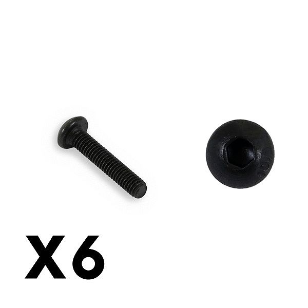FTX Button Head Hex Screw 3 X 15mm (FTX9199)