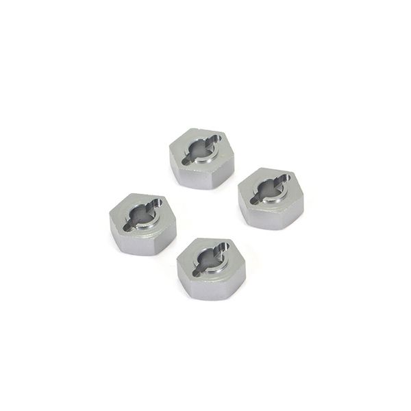 FTX Fury X Aluminium Wheel Hexes W/Pins (4pcs) (FTX9263)
