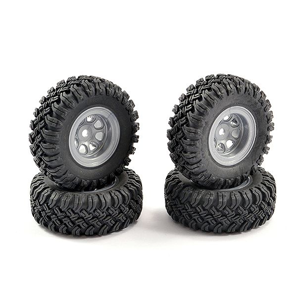 FTX Mini Outback 2.0 Wheel &amp; Tyre Set (4) (FTX9324)