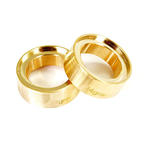 FTX Mini Outback 2.0 Brass 24G Wheel Weights (Pr) (FTX9328)