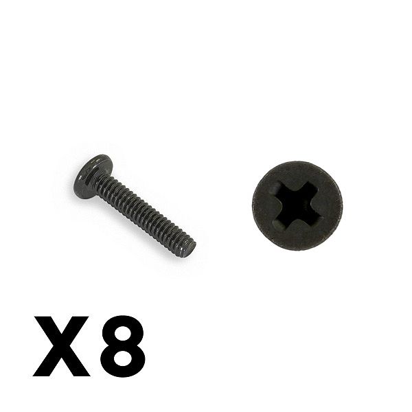 FTX Outback Ranger XC Button Head M2 X 10mm Screws (6pcs) (FTX9482)