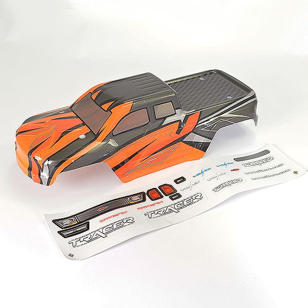 FTX Tracer Monster Truck Body &amp; Decal - Orange (FTX9739)