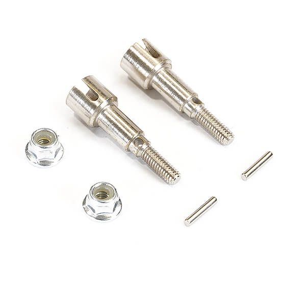 FTX Tracer Metal Rear Wheel Shafts, Pins &amp; M4 Nuts (FTX9782)