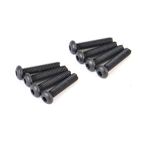 FTX Button Head Screw 2.5 X 12 X 1.5 (8pcs) (FTX9873)