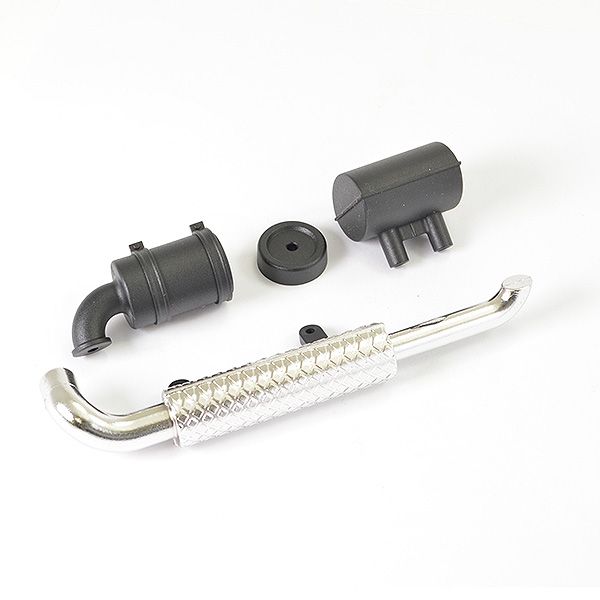 FTX Texan 1:10 Moulded Exhaust &amp; Airfilter (FTX9881)