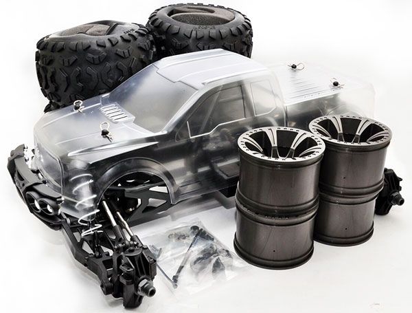 Hobao Hyper MT Plus Electric Monster Truck 80% Rolllng Chassis (HBMT-EPLUS)