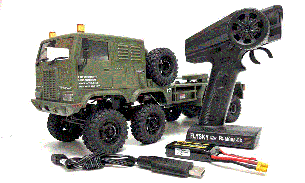 HobbyPlus CR-18P 8X8 Terranaut ( AWS ) Green (HBP1810800-GN)
