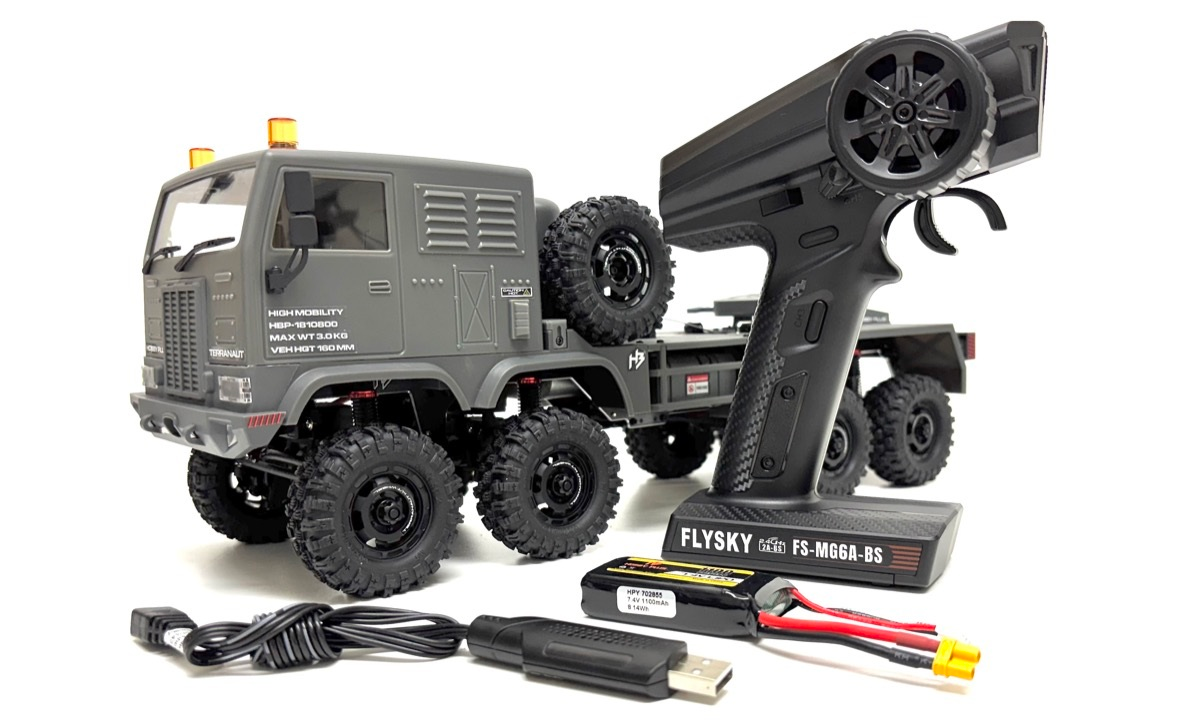 HobbyPlus CR-18P 8X8 Terranaut (AWS) Grey (HBP1810800-GY)