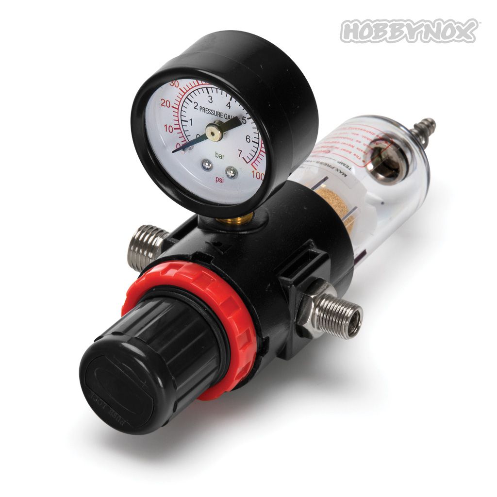 Hobbynox Air Regulator - Manometer &amp; Air Filter (HN013-01)