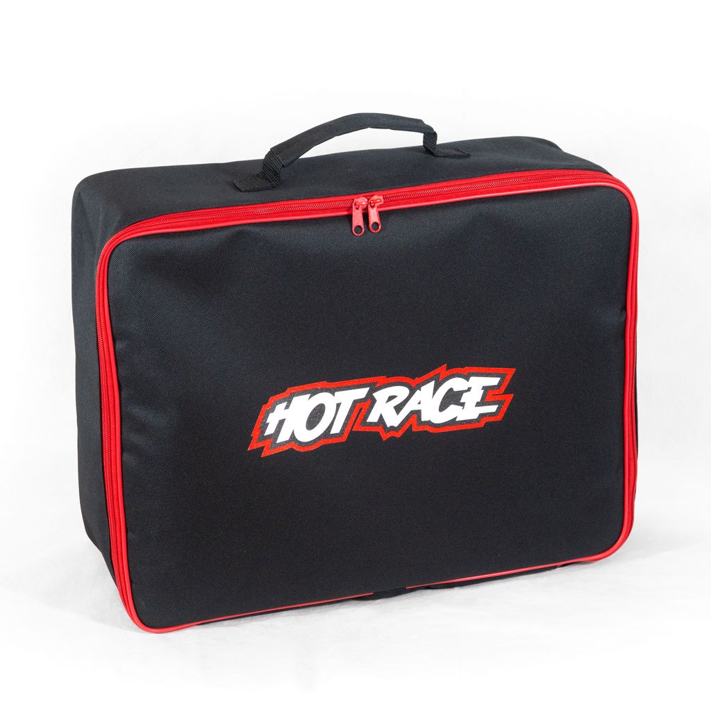 Hot Race Storage &amp; Tyre Bag Black With Red Zip (HR009-0035)