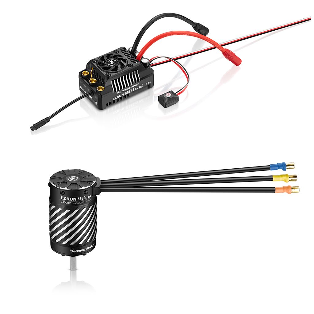 Hobbywing MAX5 HV Plus G2 &amp; 5690SL 2400KV G2 COMBO (HW38010611)