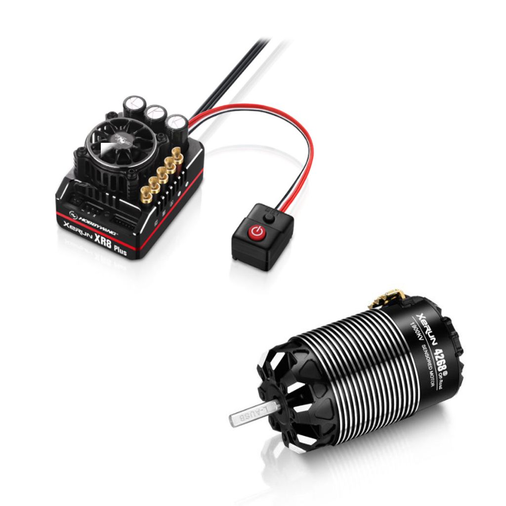 Hobbywing XERUN Combo- XR8 Plus G2S &amp; 4268 2000kv G3-ON RD (HW38020502)