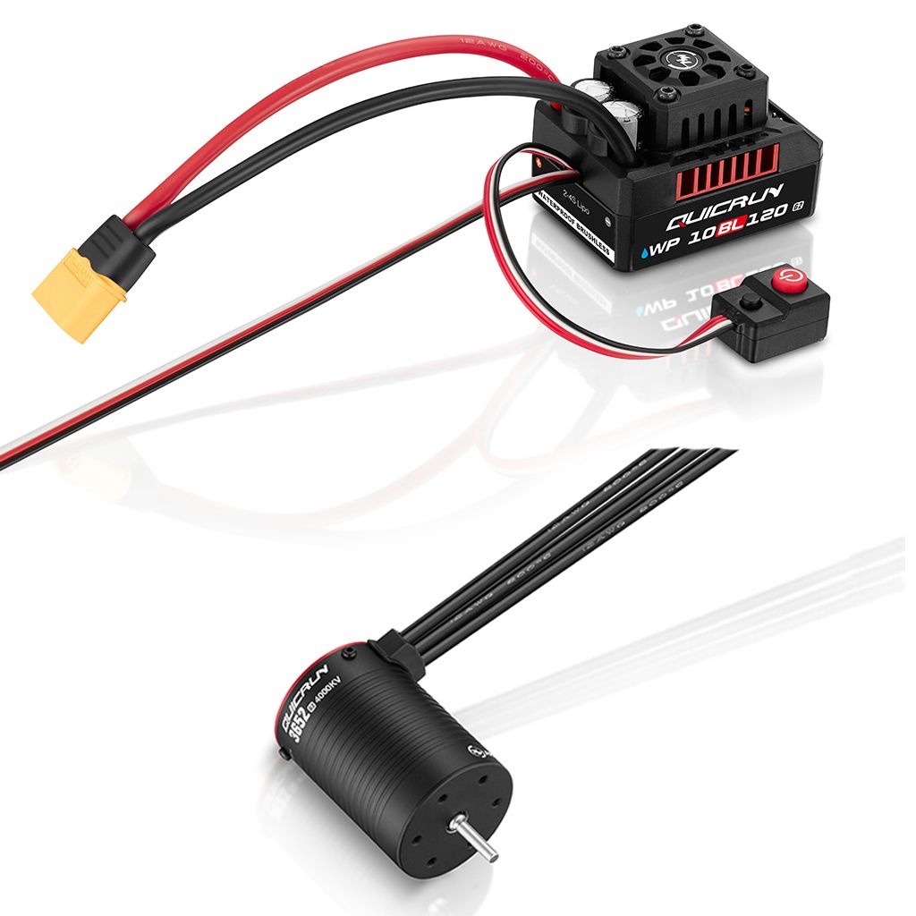 Hobbywing QUICRUN Combo QR10BL120 G2 &amp; 3652SL 5400KV G2 (HW38030209)