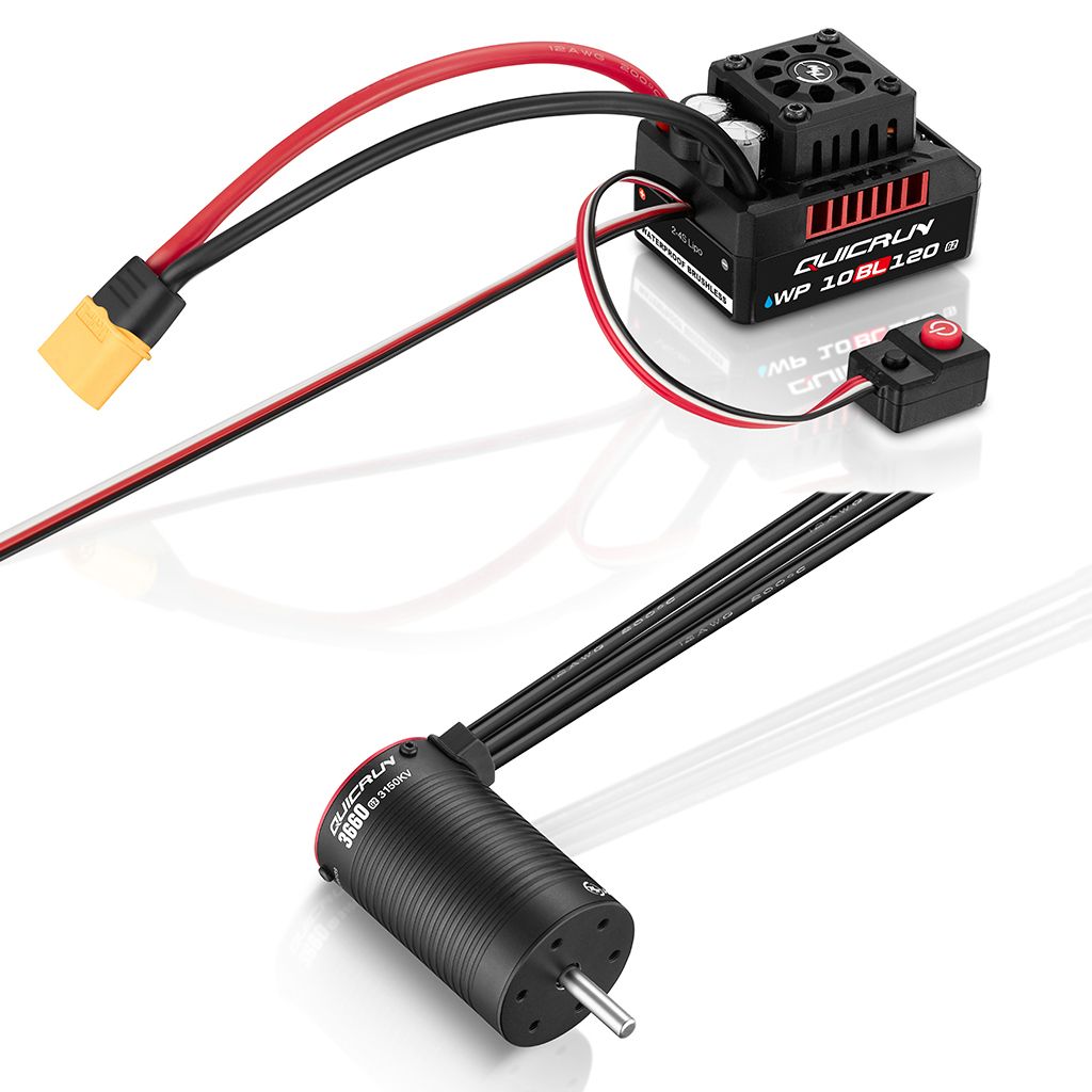 Hobbywing QUICRUN Combo QR10BL120 G2 &amp; 3660SL 3700KV G2 (HW38030211)