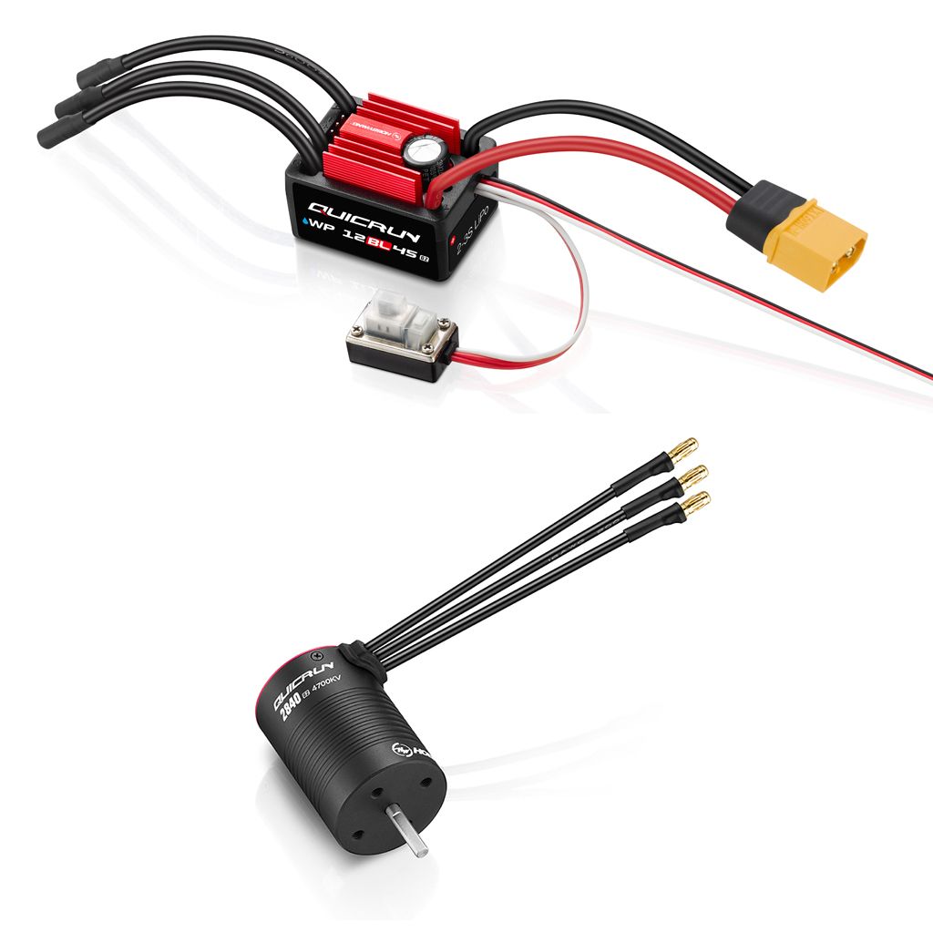 Hobbywing QR12BL45 G2 &amp; 2840SL 4700KV COMBO (HW38030212)