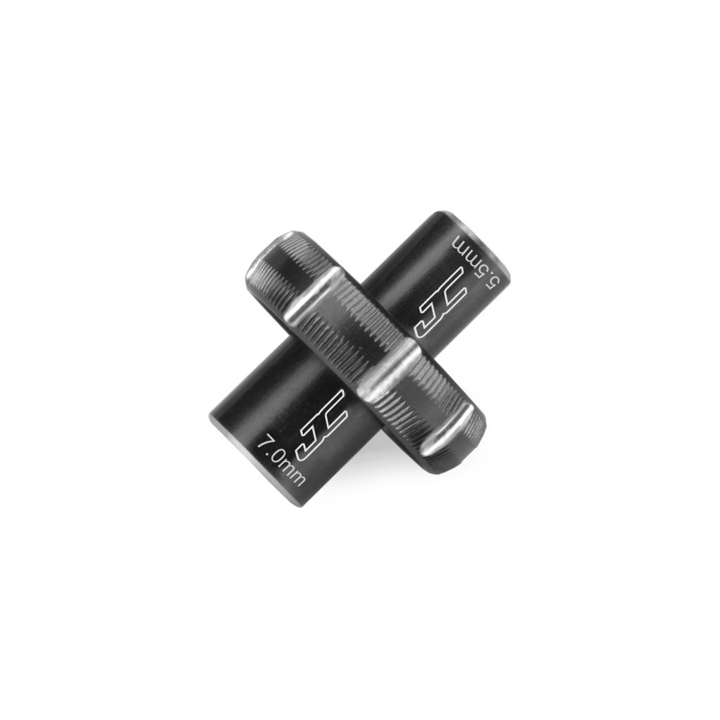 JConcepts 5.5/7.0mm Combo Thumb Wrench-Black (JC2556-2)