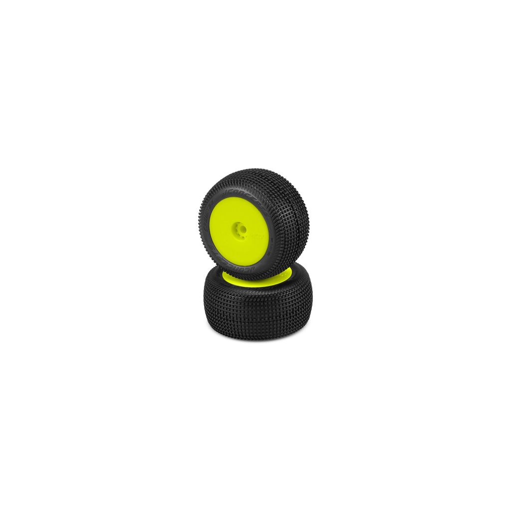 JConcepts Sprinter-Pink-Pre-Mount, Yellow Wheels (JC3102-201091)