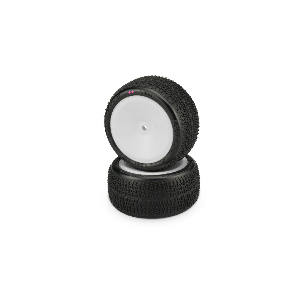 JConcepts Twin Pins, Pink-Pre-Mounted on 3348W Wheels (JC3190-101021)