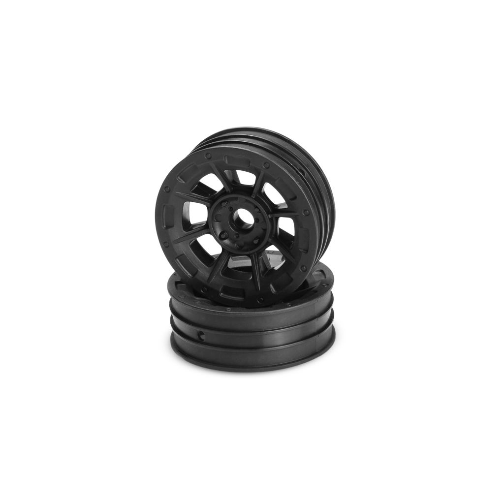 JConcepts Hazard-1.9&quot; RC10 Front Wheel-Black (JC3358B)