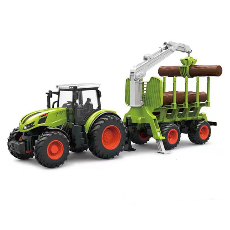 Korody RC 1:24 Tractor Log Grabber With Trailer (K-6648)