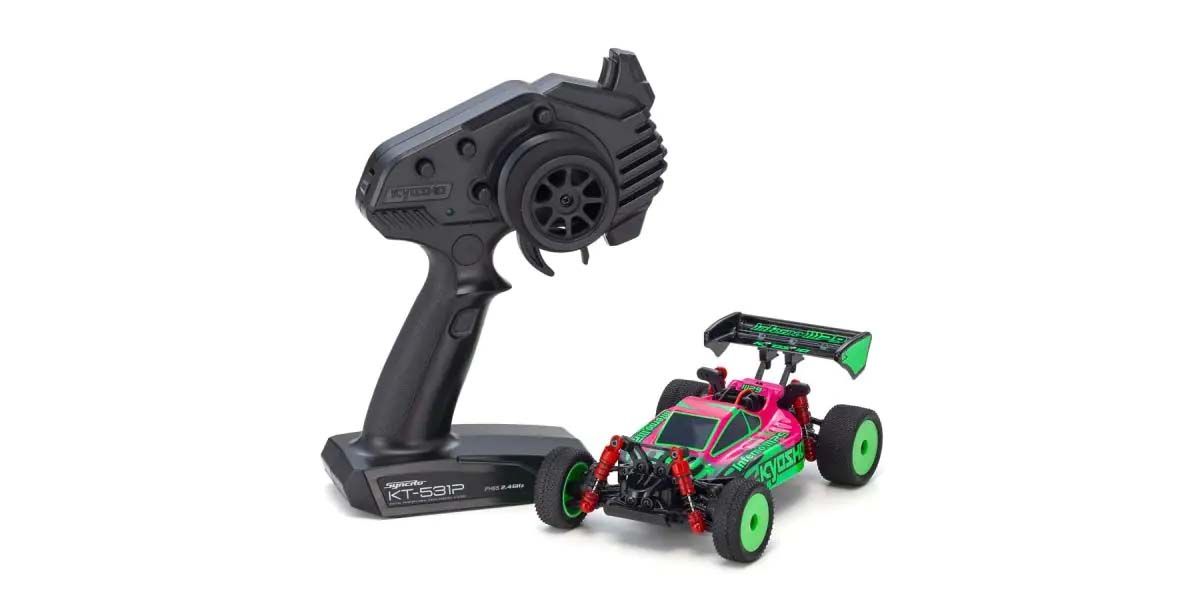 Kyosho Mini-Z MB010 4WD Inferno MP9 TKI3 Pink-Green (K.32093PGR)