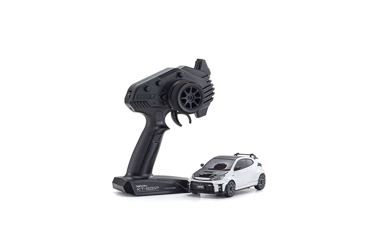 Kyosho Mini-Z AWD Toyota GRMN Yaris Circuit Package White (K.32640PW)