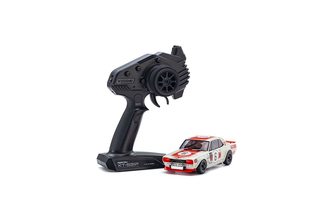 Kyosho Mini-Z AWD Skyline 2000GT-R KPGC10 Racing&#039;72 Red No.6 (K.32643R)