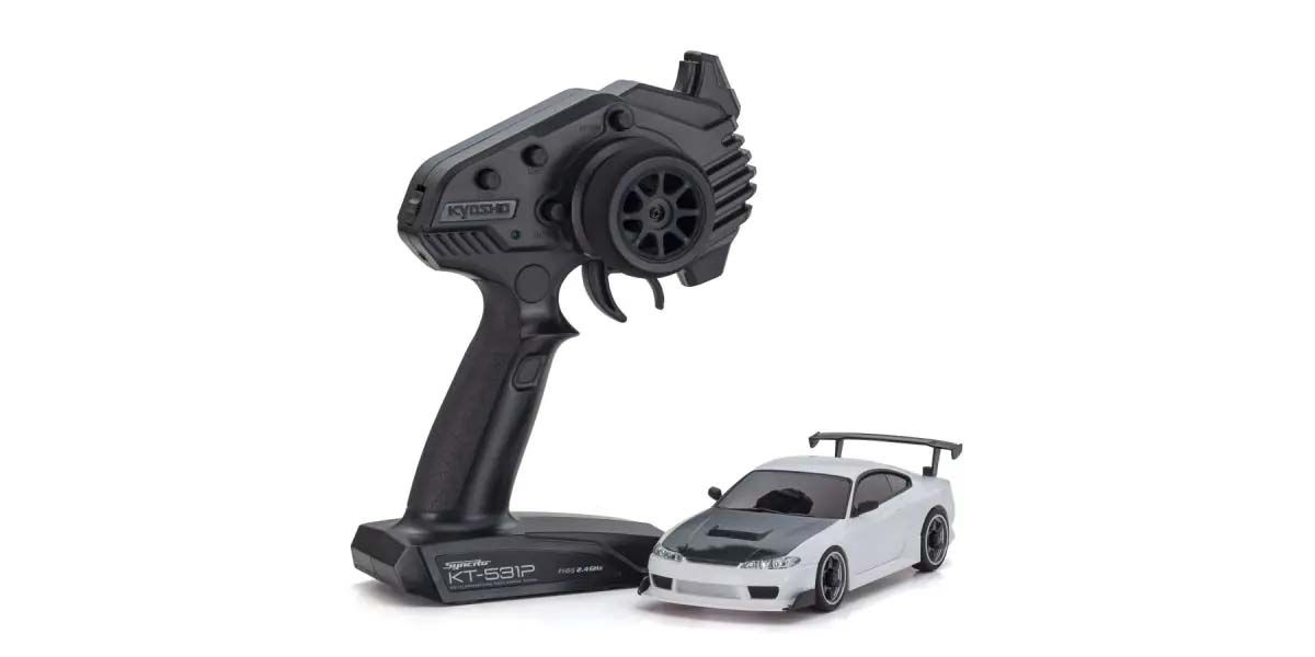 Kyosho Mini-Z AWD Nissan Silvia S15 GT Wing White (K.32647W)