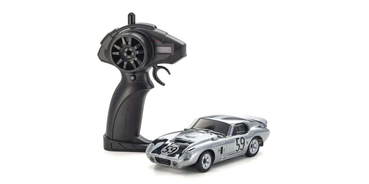 Kyosho First Mini-Z 1:28 Shelby Cobra Daytona Chrome (K.66611C)