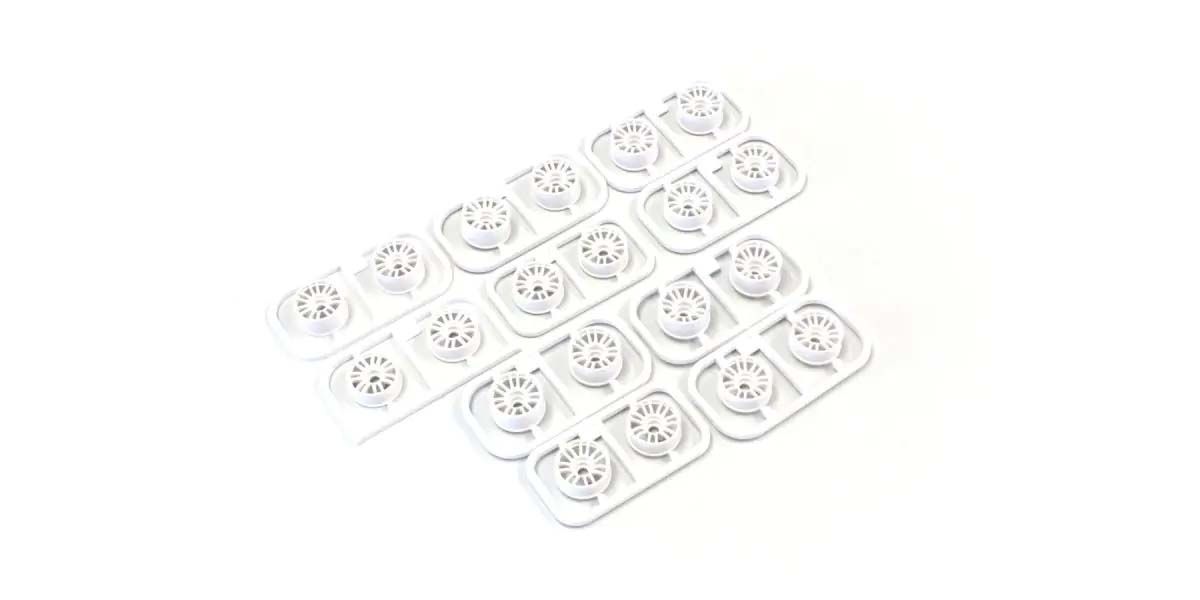 Kyosho Wheels Set Mini-Z MR03 Multi-Offset RAYS RE30 White (K.MZH131WB)