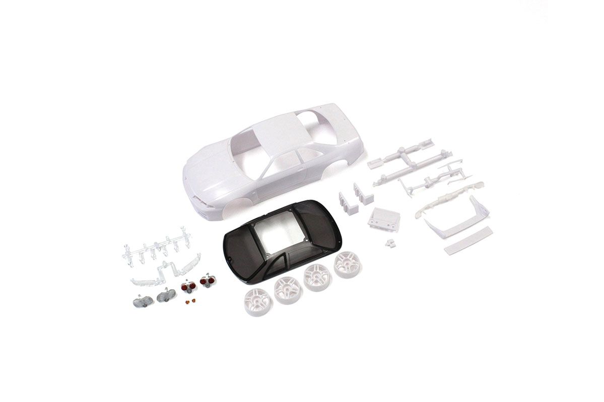 Kyosho Bodyshell Nissan Skyline R33 Mini-Z + 4WD Rims (White Body) (K.MZN182)