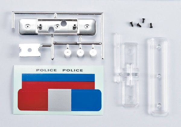 Killerbody Police Roof Warning Light W/O Led For 1:10 (KB48067)