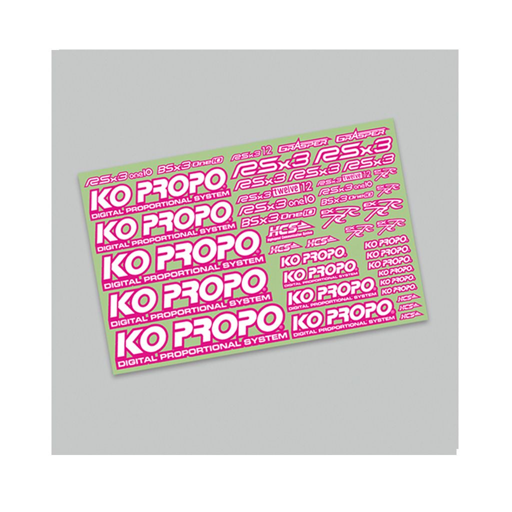 KO PROPO Decal Pink (KO79070)
