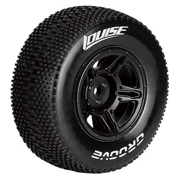 Louise RC SC-Groove 1:10 Rr Soft Slash Rr , Slash 4x4 F/R Black (L-T3146SBTR)