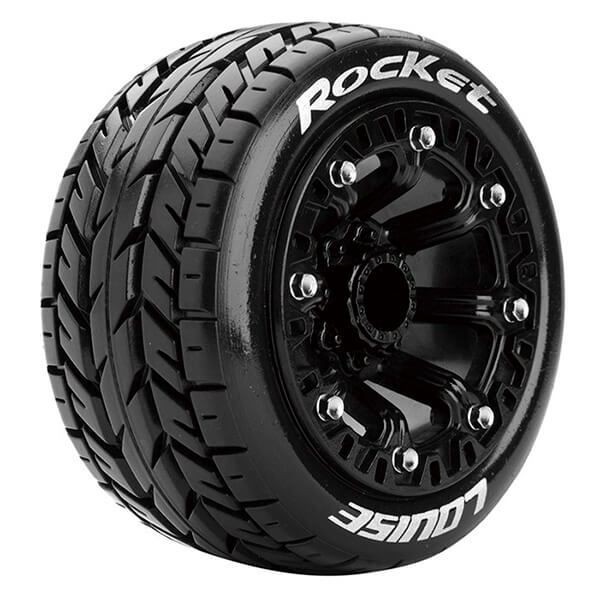 Louise RC ST-Rocket 1:16 Soft Black Trx 1:16 E-Revo Fr &amp; R (L-T3188SB)