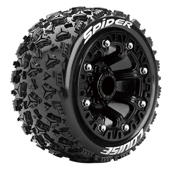 Louise RC ST-Spider 1:16 Soft Black Trx 1:16 E-Revo Fr &amp; R (L-T3200SB)